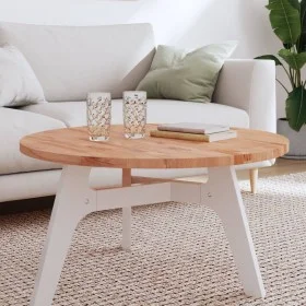 Tablero redondo de madera maciza de haya Ø80x2,5 cm de , Tableros para mesas - Ref: Foro24-355939, Precio: 111,42 €, Descuent...