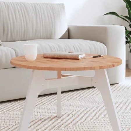 Round solid beech wood board Ø60x1.5 cm by , Table tops - Ref: Foro24-355930, Price: 44,87 €, Discount: %