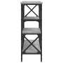 Mesa consola madera de ingeniería gris Sonoma 150x29x76,5 cm de , Mesas auxiliares - Ref: Foro24-835472, Precio: 70,36 €, Des...