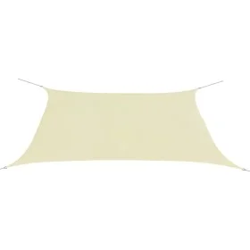 Toldo de vela rectangular tela Oxford color crema 2x4 m de vidaXL, Sombrillas - Ref: Foro24-42298, Precio: 29,89 €, Descuento: %