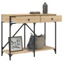 Mesa consola madera de ingeniería roble Sonoma 100x39x78,5 cm de , Mesas auxiliares - Ref: Foro24-835485, Precio: 72,59 €, De...