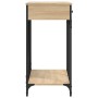 Mesa consola madera de ingeniería roble Sonoma 100x39x78,5 cm de , Mesas auxiliares - Ref: Foro24-835485, Precio: 72,59 €, De...