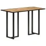 Solid mango wood dining table 110x55x75.5 cm by , Kitchen and dining tables - Ref: Foro24-353800, Price: 131,39 €, Discount: %