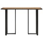 Mesa de comedor madera maciza de mango 110x55x75,5 cm de , Mesas de cocina y de comedor - Ref: Foro24-353800, Precio: 132,66 ...