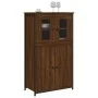 Aparador alto madera contrachapada roble marrón 62x32x106,5 cm de , Aparadores - Ref: Foro24-834209, Precio: 97,63 €, Descuen...