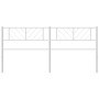 Cabecero de metal blanco 180 cm de , Cabeceros y pies de cama - Ref: Foro24-372264, Precio: 27,43 €, Descuento: %