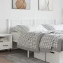 White metal headboard 200 cm by , Headboards and footboards - Ref: Foro24-372266, Price: 32,14 €, Discount: %