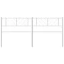 White metal headboard 200 cm by , Headboards and footboards - Ref: Foro24-372266, Price: 32,14 €, Discount: %