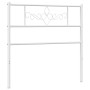 Cabecero de metal blanco 107 cm de , Cabeceros y pies de cama - Ref: Foro24-355346, Precio: 26,95 €, Descuento: %