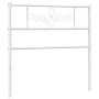 Cabecero de metal blanco 107 cm de , Cabeceros y pies de cama - Ref: Foro24-355346, Precio: 26,61 €, Descuento: %