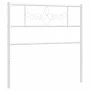 Cabecero de metal blanco 107 cm de , Cabeceros y pies de cama - Ref: Foro24-355346, Precio: 26,61 €, Descuento: %