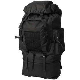 Mochila estilo ejército XXL negro 100 l de vidaXL, Mochilas - Ref: Foro24-91097, Precio: 34,96 €, Descuento: %