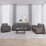 Juego de sofás con cojines 3 piezas cuero sintético gris de , Sofás - Ref: Foro24-3201400, Precio: 597,79 €, Descuento: %