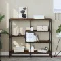 Mesa consola madera de ingeniería marrón roble 103x32x95 cm de , Mesas auxiliares - Ref: Foro24-833954, Precio: 69,22 €, Desc...