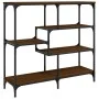 Oak brown engineered wood console table 103x32x95 cm by , Side tables - Ref: Foro24-833954, Price: 69,22 €, Discount: %