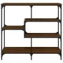 Mesa consola madera de ingeniería marrón roble 103x32x95 cm de , Mesas auxiliares - Ref: Foro24-833954, Precio: 69,22 €, Desc...
