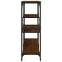 Mesa consola madera de ingeniería marrón roble 103x32x95 cm de , Mesas auxiliares - Ref: Foro24-833954, Precio: 69,22 €, Desc...