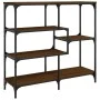Mesa consola madera de ingeniería marrón roble 103x32x95 cm de , Mesas auxiliares - Ref: Foro24-833954, Precio: 69,22 €, Desc...
