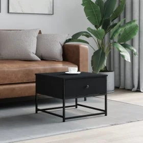 Schwarzer Couchtisch aus Holzwerkstoff, 51 x 51 x 40 cm von , Couchtisch - Ref: Foro24-833975, Preis: 39,77 €, Rabatt: %