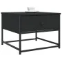 Mesa de centro madera de ingeniería negra 51x51x40 cm de , Mesas de centro - Ref: Foro24-833975, Precio: 39,77 €, Descuento: %