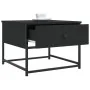 Mesa de centro madera de ingeniería negra 51x51x40 cm de , Mesas de centro - Ref: Foro24-833975, Precio: 39,77 €, Descuento: %