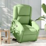 Sillón reclinable elevable terciopelo verde claro en Sillones | Comprar online en Foru.es