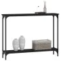 Schwarzer Konsolentisch aus Holzwerkstoff, 100 x 22,5 x 75 cm von , Seitentische - Ref: Foro24-834015, Preis: 53,71 €, Rabatt: %