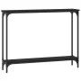 Schwarzer Konsolentisch aus Holzwerkstoff, 100 x 22,5 x 75 cm von , Seitentische - Ref: Foro24-834015, Preis: 53,71 €, Rabatt: %