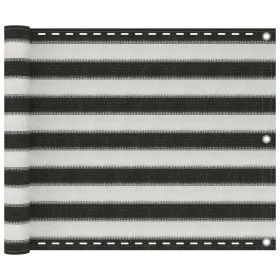Toldo para balcón HDPE 75x400 cm gris antracita y blanco de vidaXL, Sombrillas - Ref: Foro24-42316, Precio: 14,64 €, Descuent...