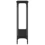 Black engineered wood console table 75x22.5x75 cm by , Side tables - Ref: Foro24-834020, Price: 35,21 €, Discount: %