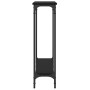 Mesa consola madera de ingeniería negra 75x22,5x75 cm de , Mesas auxiliares - Ref: Foro24-834020, Precio: 36,28 €, Descuento: %
