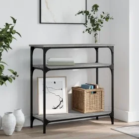 Sonoma grauer Konsolentisch aus Holzwerkstoff, 75 x 29 x 75 cm von , Seitentische - Ref: Foro24-834043, Preis: 47,78 €, Rabat...