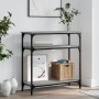 Mesa consola madera de ingeniería gris Sonoma 75x29x75 cm de , Mesas auxiliares - Ref: Foro24-834043, Precio: 48,42 €, Descue...