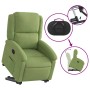 Sillón reclinable elevable terciopelo verde claro en Sillones | Comprar online en Foru.es