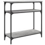 Mesa consola madera de ingeniería gris Sonoma 75x29x75 cm de , Mesas auxiliares - Ref: Foro24-834043, Precio: 48,42 €, Descue...