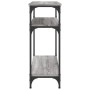 Mesa consola madera de ingeniería gris Sonoma 75x29x75 cm de , Mesas auxiliares - Ref: Foro24-834043, Precio: 48,42 €, Descue...