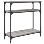 Mesa consola madera de ingeniería gris Sonoma 75x29x75 cm de , Mesas auxiliares - Ref: Foro24-834043, Precio: 48,42 €, Descue...