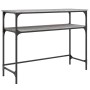 Mesa consola madera de ingeniería gris Sonoma 100x35,5x75 cm de , Mesas auxiliares - Ref: Foro24-834048, Precio: 50,00 €, Des...