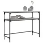 Sonoma gray engineered wood console table 100x35.5x75 cm by , Side tables - Ref: Foro24-834048, Price: 49,39 €, Discount: %