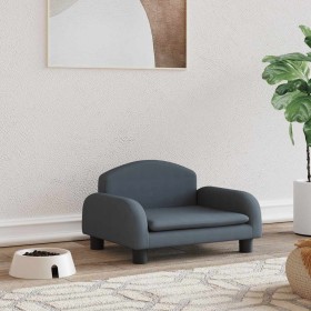 Cama para perros de tela gris oscuro 50x40x30 cm en Camas para perros | Comprar online en Foru.es