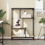 Estantería madera de ingeniería acero roble Sonoma 81x36x115 cm de , Librerías y estanterías - Ref: Foro24-835405, Precio: 48...