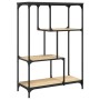 Estantería madera de ingeniería acero roble Sonoma 81x36x115 cm de , Librerías y estanterías - Ref: Foro24-835405, Precio: 48...