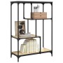 Estantería madera de ingeniería acero roble Sonoma 81x36x115 cm de , Librerías y estanterías - Ref: Foro24-835405, Precio: 48...