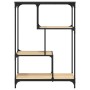 Estantería madera de ingeniería acero roble Sonoma 81x36x115 cm de , Librerías y estanterías - Ref: Foro24-835405, Precio: 48...