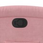 Sillón reclinable elevable terciopelo rosa en Sillones | Comprar online en Foru.es