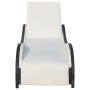 Tumbona con cojín ratán sintético negro de vidaXL, Tumbonas - Ref: Foro24-41975, Precio: 213,90 €, Descuento: %