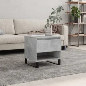 Concrete gray engineered wood coffee table 50x46x50 cm by , Coffee table - Ref: Foro24-830932, Price: 44,71 €, Discount: %