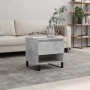 Mesa de centro madera de ingeniería gris hormigón 50x46x50 cm de , Mesas de centro - Ref: Foro24-830932, Precio: 45,15 €, Des...