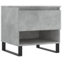 Mesa de centro madera de ingeniería gris hormigón 50x46x50 cm de , Mesas de centro - Ref: Foro24-830932, Precio: 45,15 €, Des...