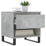 Mesa de centro madera de ingeniería gris hormigón 50x46x50 cm de , Mesas de centro - Ref: Foro24-830932, Precio: 45,15 €, Des...